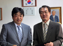 일본문화복장학원 오누마 학원장과 입학특대생협약체결